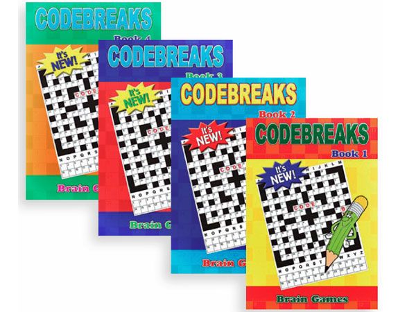 A5 Code Breaks Book, Assorted Picked At Random