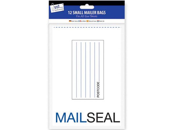 Just Stationery 12pk Small EMailer Bags
