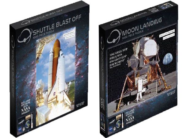 NASA 1000 Piece Moon Landing Jigsaw Puzzle, Importer Clearance