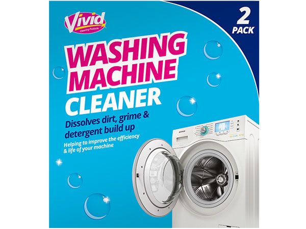 Vivid Washing Machine Cleaner, 2 pack