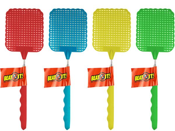 Beat It Extendable Fly Swatter, Assorted Picked At Random