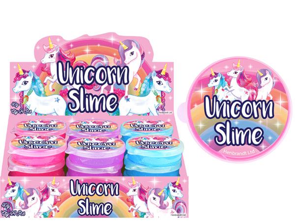 24x Unicorn Slime Tubs