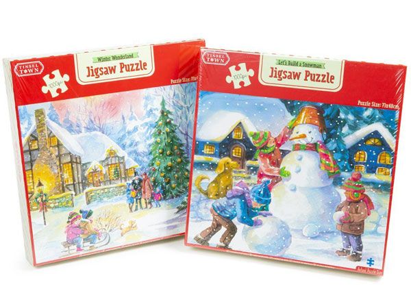 Tinsel Town 1000pc Christmas Jigsaw Puzzle - Assorted Picked At Random