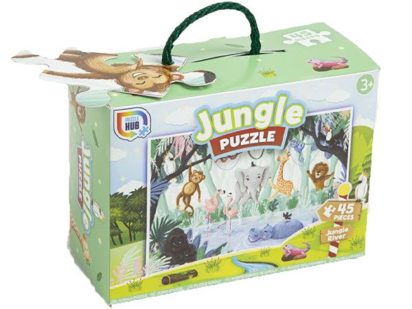 Puzzle Hub - 45pce Jungle Jigsaw Puzzle