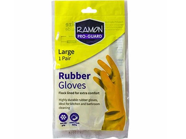 Ramon Pro Guard Rubber Gloves - Size Large