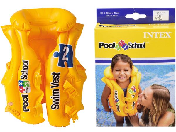 Pool School Deluxe Swim Vest For Ages 3-6 Years