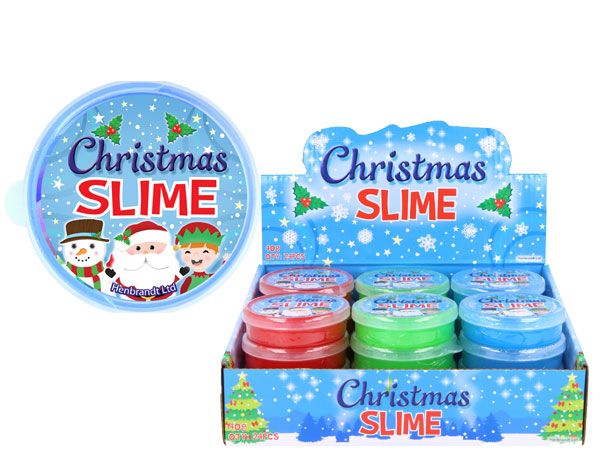 24x Christmas Slime Tubs