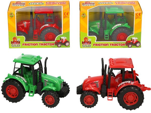 A to Z Farmer Giles Friction Tractor- 2 Assorted Picked At Random