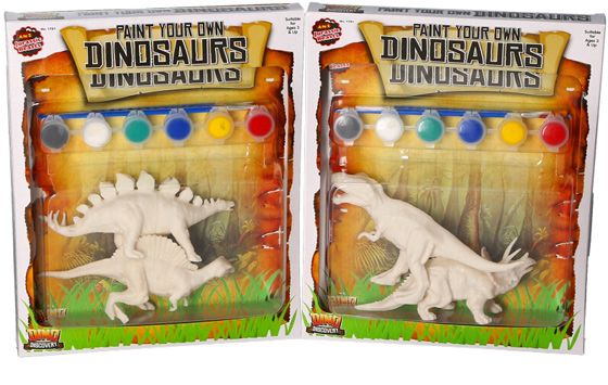 Jurasic Beasts Paint Your Own Dinosaurs, by A to Z Toys, Assorted Picked At Rand | 01761