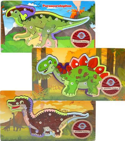Wooden Classics Dinosaur Wooden Jigsaw Puzzle...Assorted Picked At Random