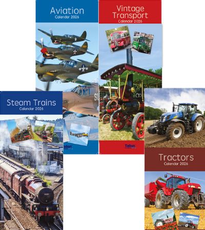 Wholesale 2026 Super Slim Calendar | Vintage Transport