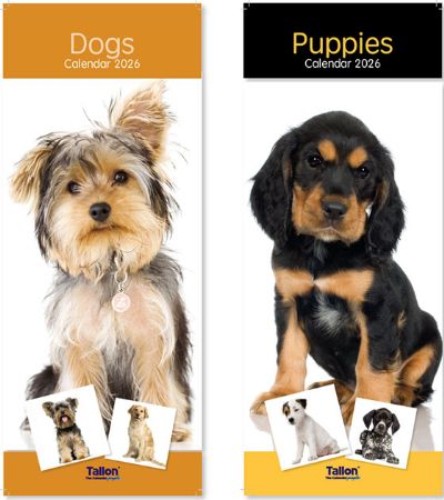 Wholesale Supler Slim 2026 Calendar | Puppies & Dogs