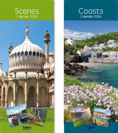 Wholesale 2026 Super Slim Calendar | Coasts & Scenes