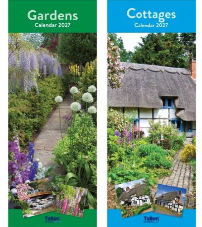 2027 Super Slim Gardens & Cottages Calendar | Wholesale
