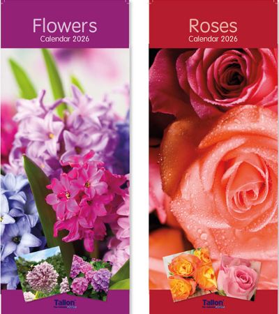 Flowers & Roses Super Slim 2026 Calendar | Wholesale