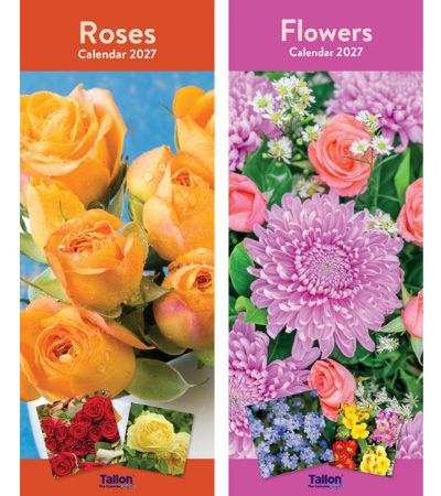 Flowers & Roses Super Slim 2027 Calendar | Wholesale