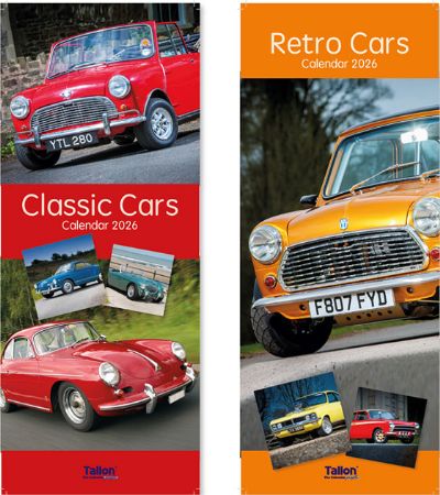 Wholesale Classic & Retro Cars 2026 Calendar