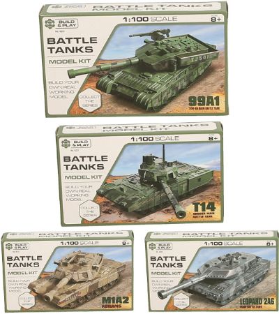 Build And Play Tank Model Kit...Assorted Designs