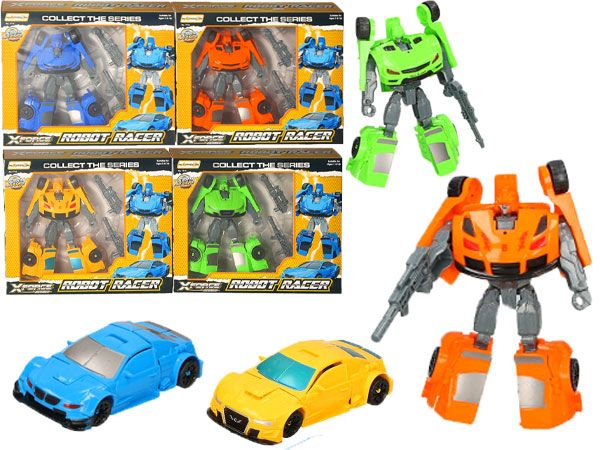 X-FORCE Transformer Robot Racer, By A to Z Toys, Assorted Picked At Random | 07713