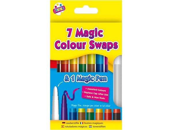 Wholesale magic colour swap fibre pens | bulk buy