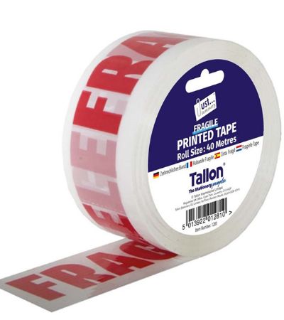 Just Stationery Fragile Printed Tape 