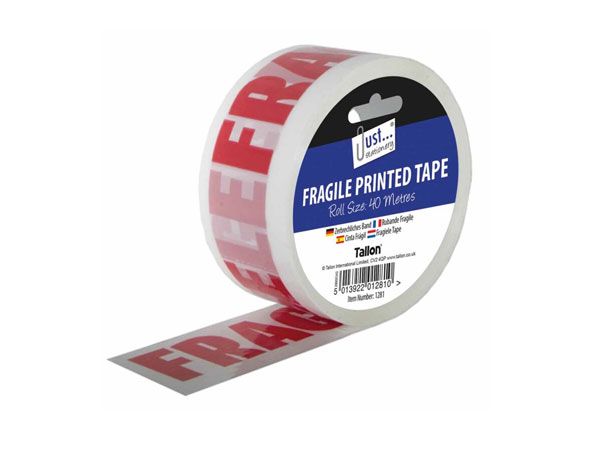 Just Stationery Fragile Printed Tape 