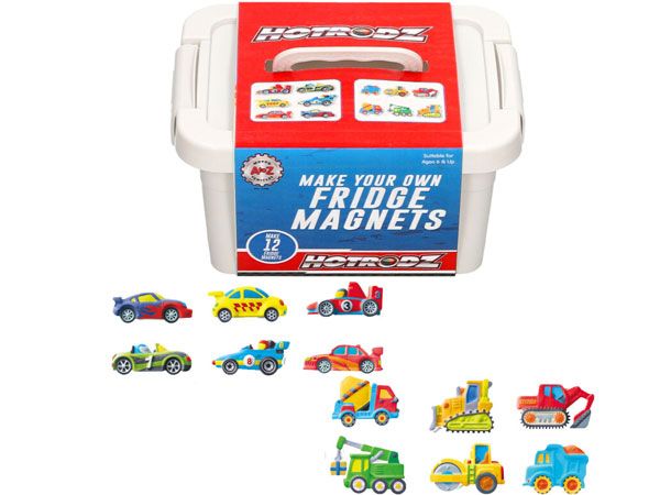 Hotrodz Make Your Own Fridge Magnets, by A to Z Toys