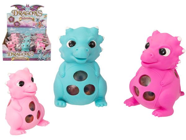 12x Squeezy Enchantables Dragons, by HTI Toys