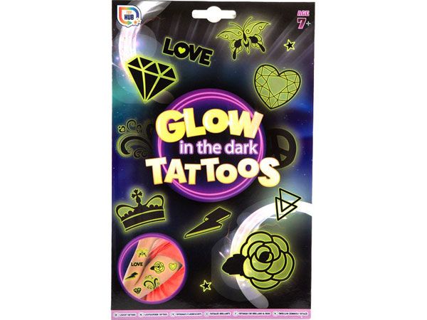 Toy Hub Glow In The Dark Tattoos