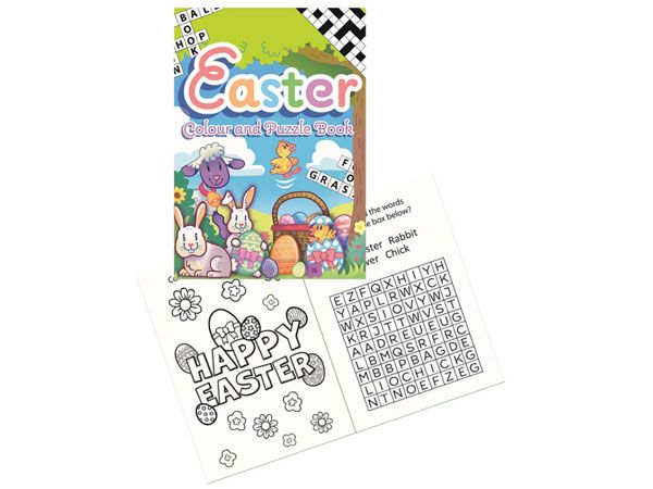 24x Easter A6 Colouring And Puzzle Books