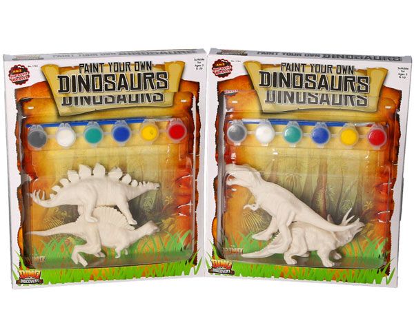 Jurasic Beasts Paint Your Own Dinosaurs, by A to Z Toys, Assorted Picked At Rand