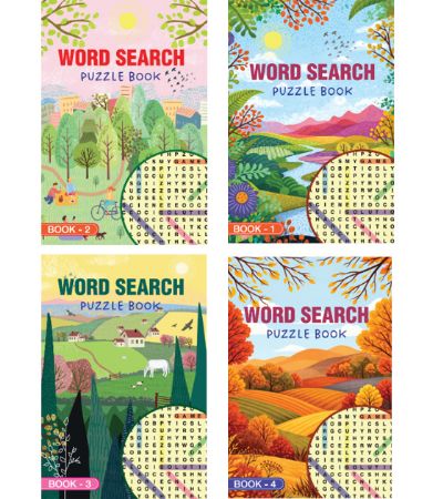 12x  A5 Word Search Puzzle Book