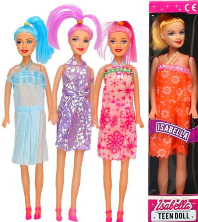 27cm Teen Doll, by A to Z Toys, Assorted Picked At Random | 30000