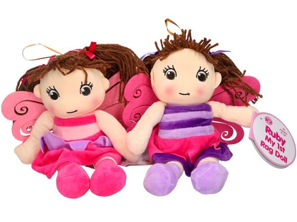 30cm Fairy Rag Doll, by A to Z Toys, Assorted Picked At Random