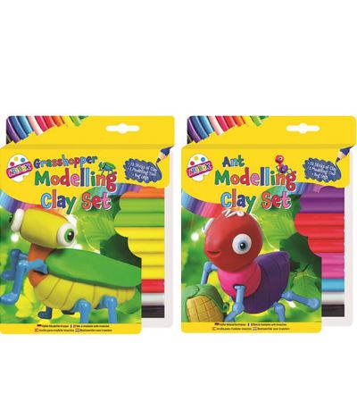 ArtBox Modelling Clay Set - Grasshopper/Ant Designs