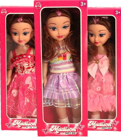25cm Madison Party Doll...Assorted Picked At Random | 31184