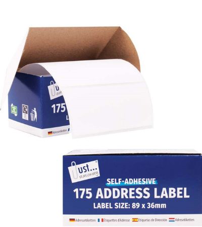 Just Stationery 175pk Self Seal Address Labels