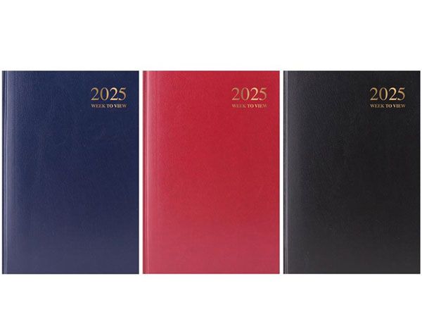 A6 Week To View 2025 Diary