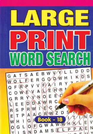 Wholesale Super Large Print A5 Word Search Book