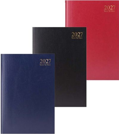 A4 Week To View 2027 Casebound Diary | Wholesale