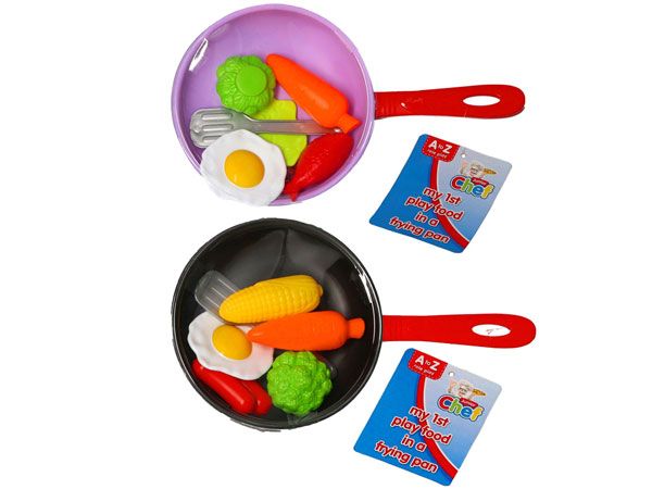 Junior Chef Play Food In Pan, by A to Z Toys, Assorted Picked At Random