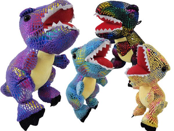 Wholesale Soft Toys | Sparkly Roaring Dinosaur