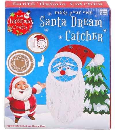 Christmas Crafts Make Your Own Santa Dream Catcher | 37595