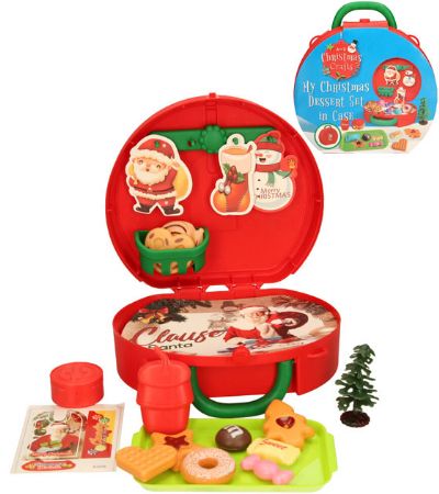 Christmas Crafts - My Christmas Dessert Play Food Set In Carry Case | 37603