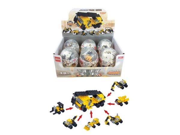 6x Truck Building Bricks Capsule | 385-175