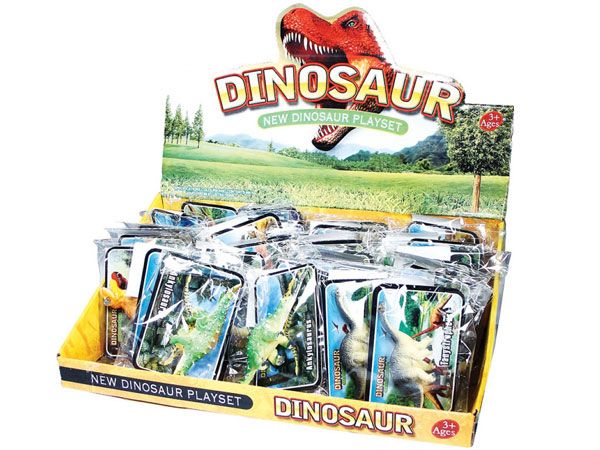 36x Prehistoric Dinosaurs With Detailed Information Cards