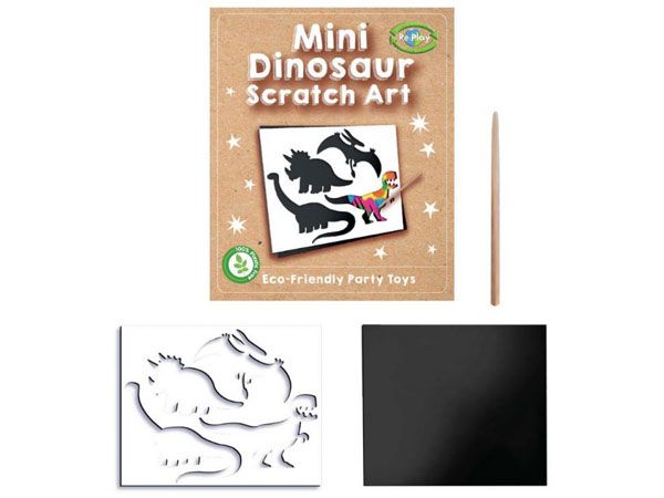 Re:Play Mini Dinosaur Scratch Art