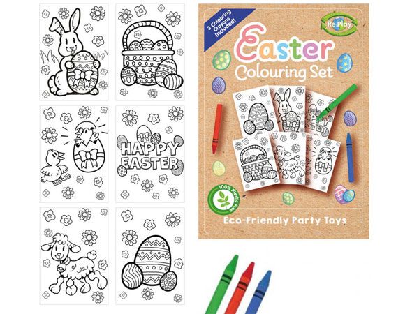 Re:Play Easter A6 Colouring Set