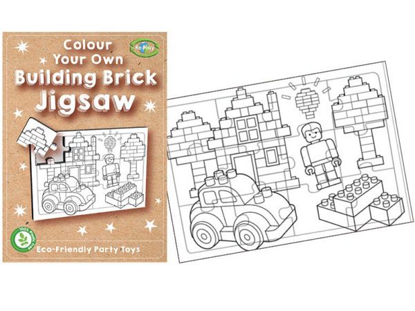 Re:Play Card Colour Your Own Bricks Jigsaw | 404-020