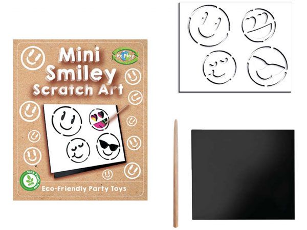 Re:Play Mini Smiley Face Scratch Art | 404-037